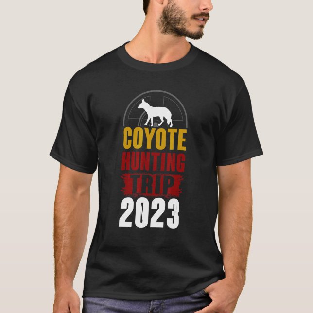 Camiseta Coyote Hunting Trip 2023 (Frente)