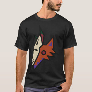 Camiseta Coyote Kachina Logotipo de Cabeça Essencial T Shir