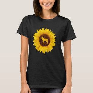 Camiseta Coyote Para Mulheres Homens Wolf Pup Canine Sunflo
