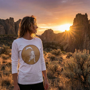 Camiseta Coyote Retro Sunset Vintage Natureza Selvagem Anim