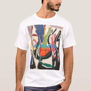 Camiseta Cozinha Abstrato Pintura Jeff Hankamer Artjunkhaus