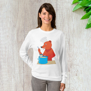 Camiseta Cozinha animal de diversão de sopa de Cozinhar de 