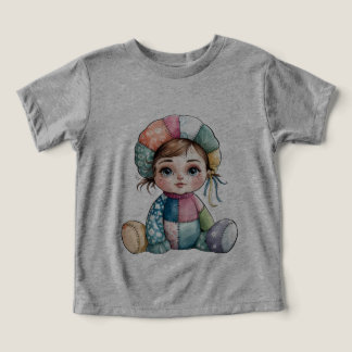 Camiseta Cozinha Aquarela Patchwork Baby Snow Woman