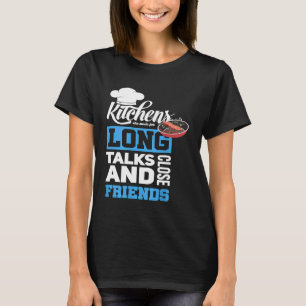Camiseta Cozinha-branca Cozinhar Cota Foodie Hobby Cook Che