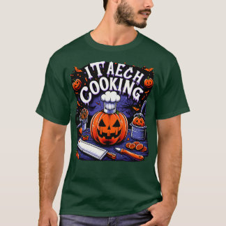 Camiseta Cozinha clássica de comida Obcecada da Escola de C