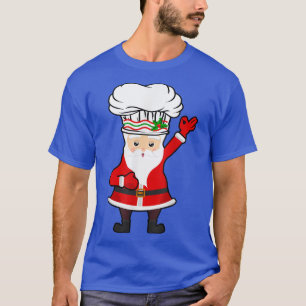 Camiseta Cozinha cozinhar cozinheira Chef Papai Noel Engraç