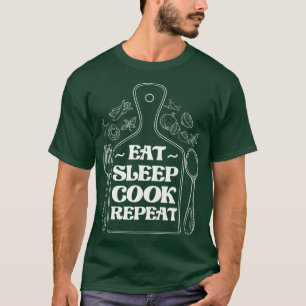 Camiseta Cozinha Cozinheira cozinhar Cozinha Cozinha Comer