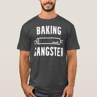 Camiseta Cozinha cozinheira cozinheira engraçada do gângste