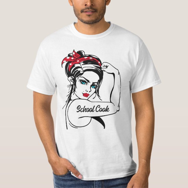 Camiseta Cozinha Da Escola Rosie O Pino Do Rodapé (Frente)