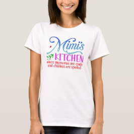 Camiseta Cozinha da Mimi onde memórias são feitas