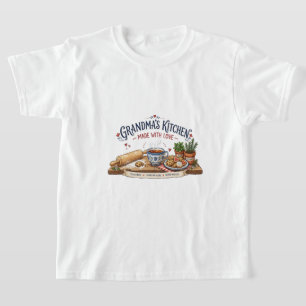 Camiseta Cozinha da Vovó Feita Com Amor