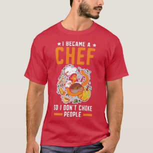 Camiseta Cozinha de Comida de Gângster Culinário do Chef R