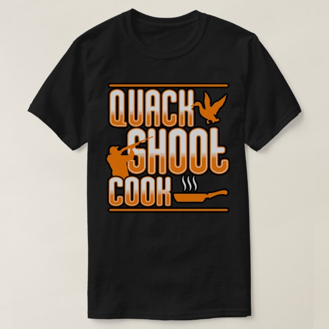 Camiseta Cozinha De Pato Caçando Pato (Frente do Design)