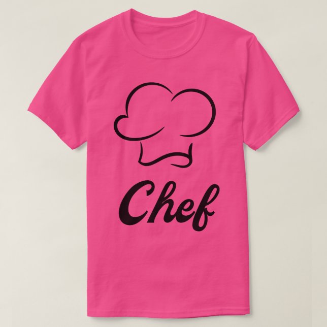 Camiseta Cozinha do Cozinhar de Cook Chef Hat (Frente do Design)