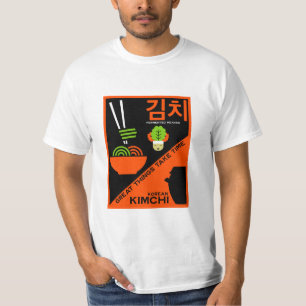 Camiseta Cozinha Kimchi Coreana