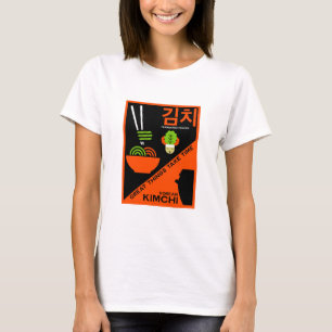 Camiseta Cozinha Kimchi Coreana