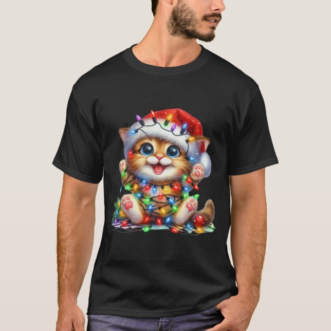 Camiseta Cozinha Natal Aquarela (Frente)