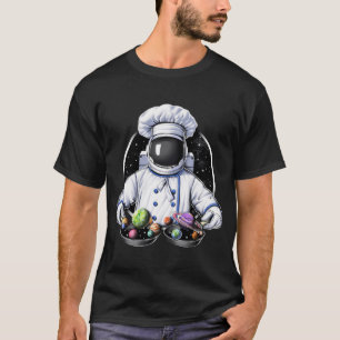 Camiseta Cozinhando Astronauta Espacial