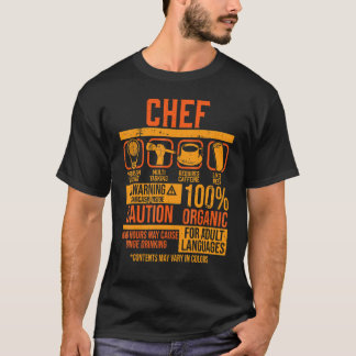 Camiseta Cozinhando Cozinheiro Foodie Chef