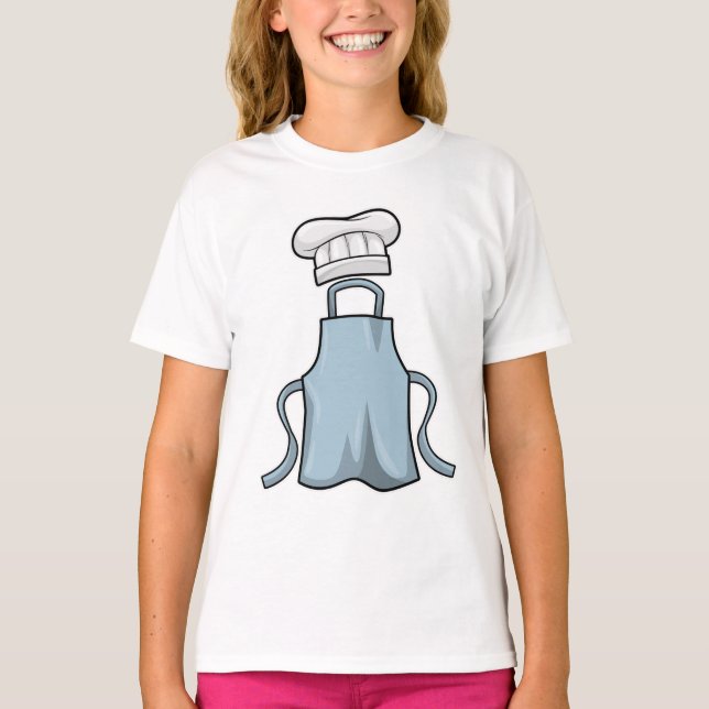 Camiseta Cozinhar avental e Cozinhar (Frente)