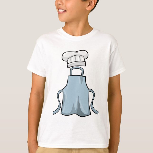 Camiseta Cozinhar avental e Cozinhar (Frente)