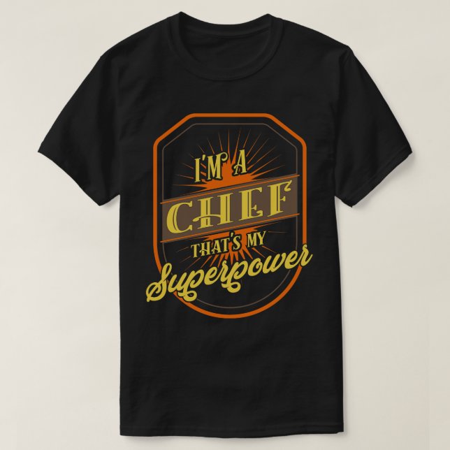 Camiseta Cozinhar Chef (Frente do Design)