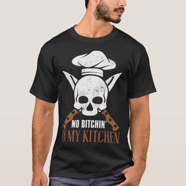 Camiseta Cozinhar Cook Chef Comida Griche Kitchen Pan Gift  (Frente)