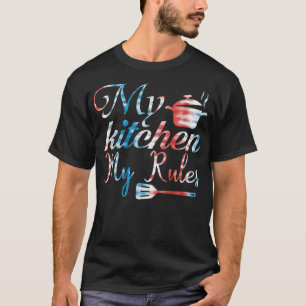 Camiseta Cozinhar Cook Cozinhar minha cozinha minhas regras