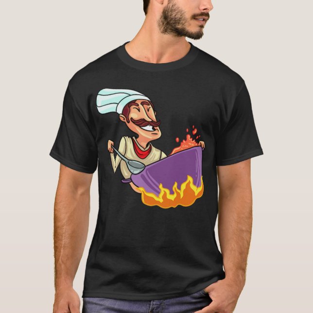 Camiseta Cozinhar Cook Gastro Kitchen Comida Chef Gift arch (Frente)