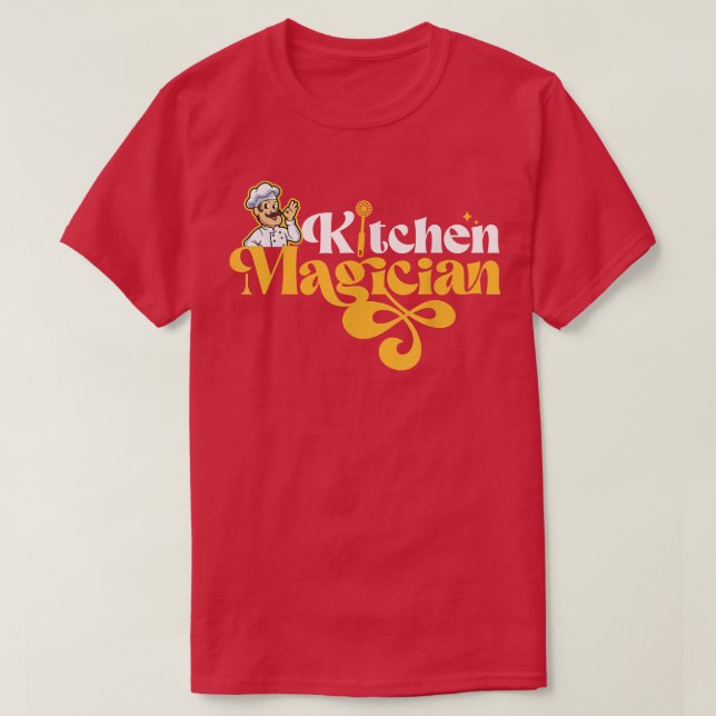 Camiseta Cozinhar Cook Kitchen Chef Kitchen Magico (Frente do Design)