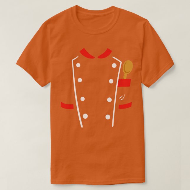 Camiseta Cozinhar Cook Uniforme de Chef (Frente do Design)