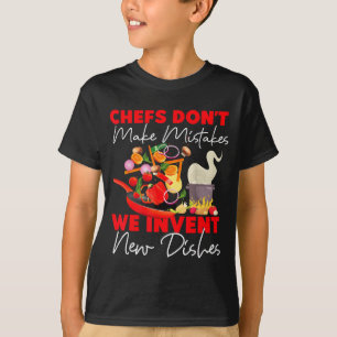Camiseta Cozinhar Cozinhe Cozinha Chefe Chefes Não Cometam
