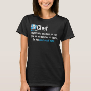 Camiseta Cozinhar culinário de Chef de Definição