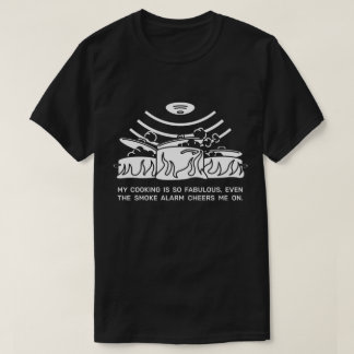 Camiseta Cozinhar de alarme de fumaça