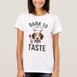 Camiseta Cozinhar de cão bonito