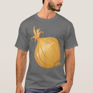 Camiseta Cozinhar de cebola amarela vegetal