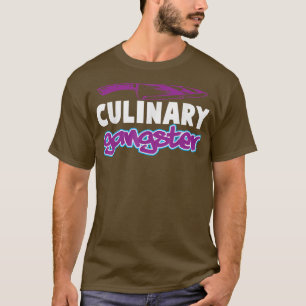 Camiseta Cozinhar de Chefs Cozinhar de Gangster Culinário