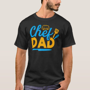 Camiseta Cozinhar de cozinha culinária do Chef Pai Sous Che