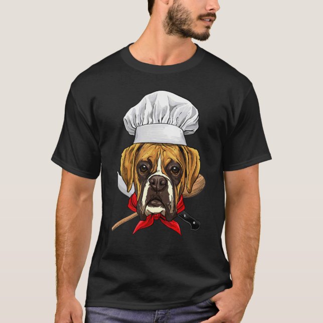 Camiseta Cozinhar de cozinha de cozinheira de chef de cozin (Frente)