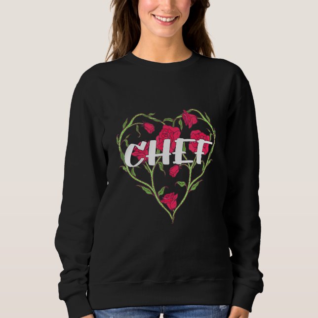 Camiseta Cozinhar de cozinha Rosa do Chef (Frente)