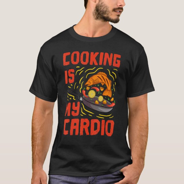 Camiseta Cozinhar de culinária Cozinha cozinheira cozinheir (Frente)