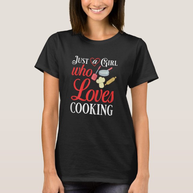Camiseta Cozinhar de culinária Cozinha cozinheira cozinheir (Frente)