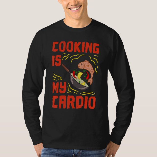 Camiseta Cozinhar de culinária Cozinha cozinheira cozinheir (Frente)