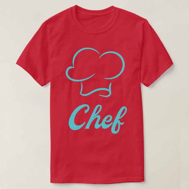 Camiseta Cozinhar de Hat da Cozinha Chef (Frente do Design)