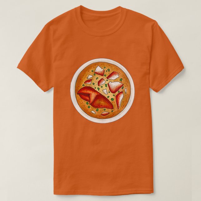 Camiseta Cozinhar de marisco da Comida de lavagantes da Bis (Frente do Design)