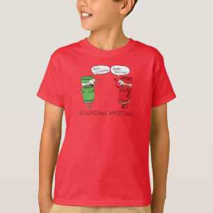 Camiseta Cozinhar de Natal Espinhos engraçados de chef
