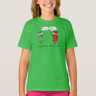 Camiseta Cozinhar de Natal Espinhos engraçados de chef