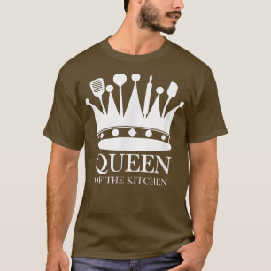 Camiseta Cozinhar de presente para Cozinhar da Rainha da Co