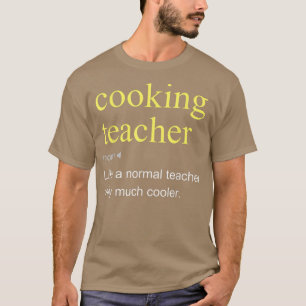 Camiseta Cozinhar Definição de professor Legal Engraçado