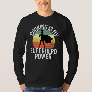 Camiseta Cozinhar é meu super-herói chefe cozinheiro 4